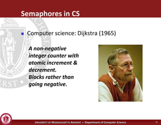 Operating Systems - Advanced Synchronization