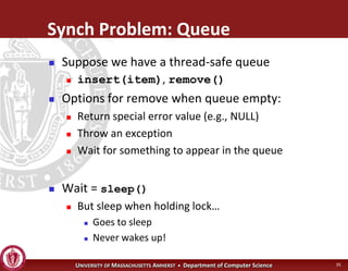 Operating Systems - Advanced Synchronization