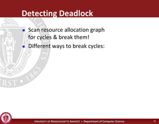 Operating Systems - Advanced Synchronization