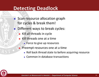 Operating Systems - Advanced Synchronization