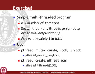 Operating Systems - Advanced Synchronization
