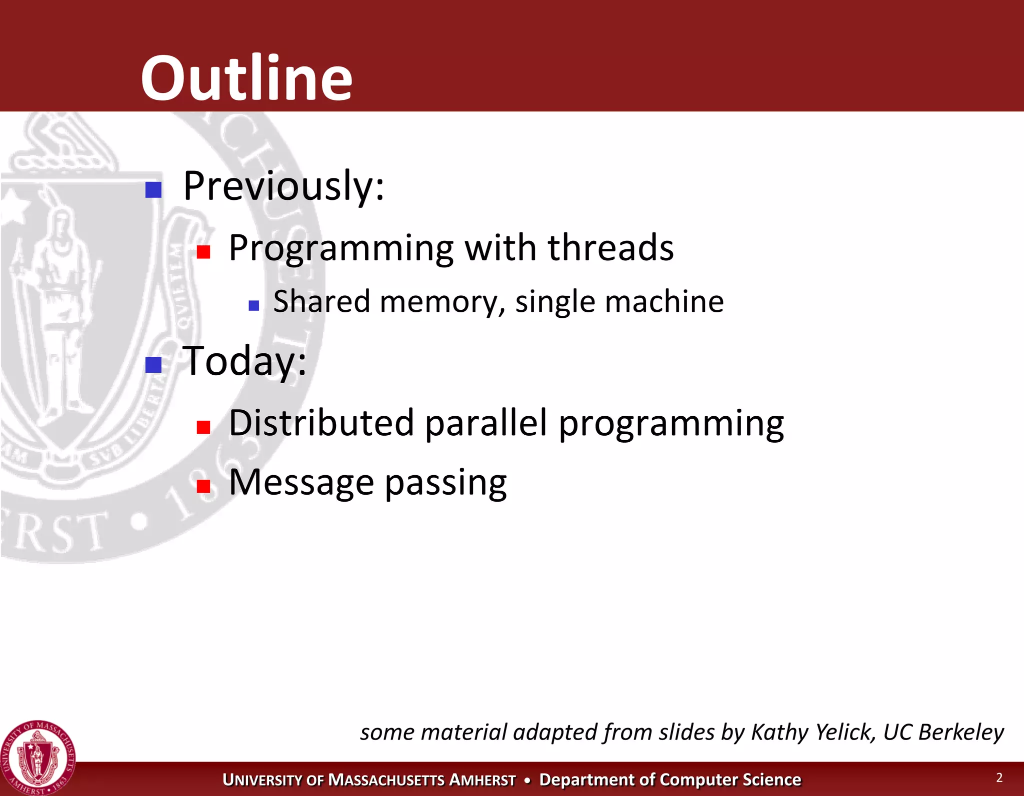Operating Systems - Distributed Parallel Computing | PPT