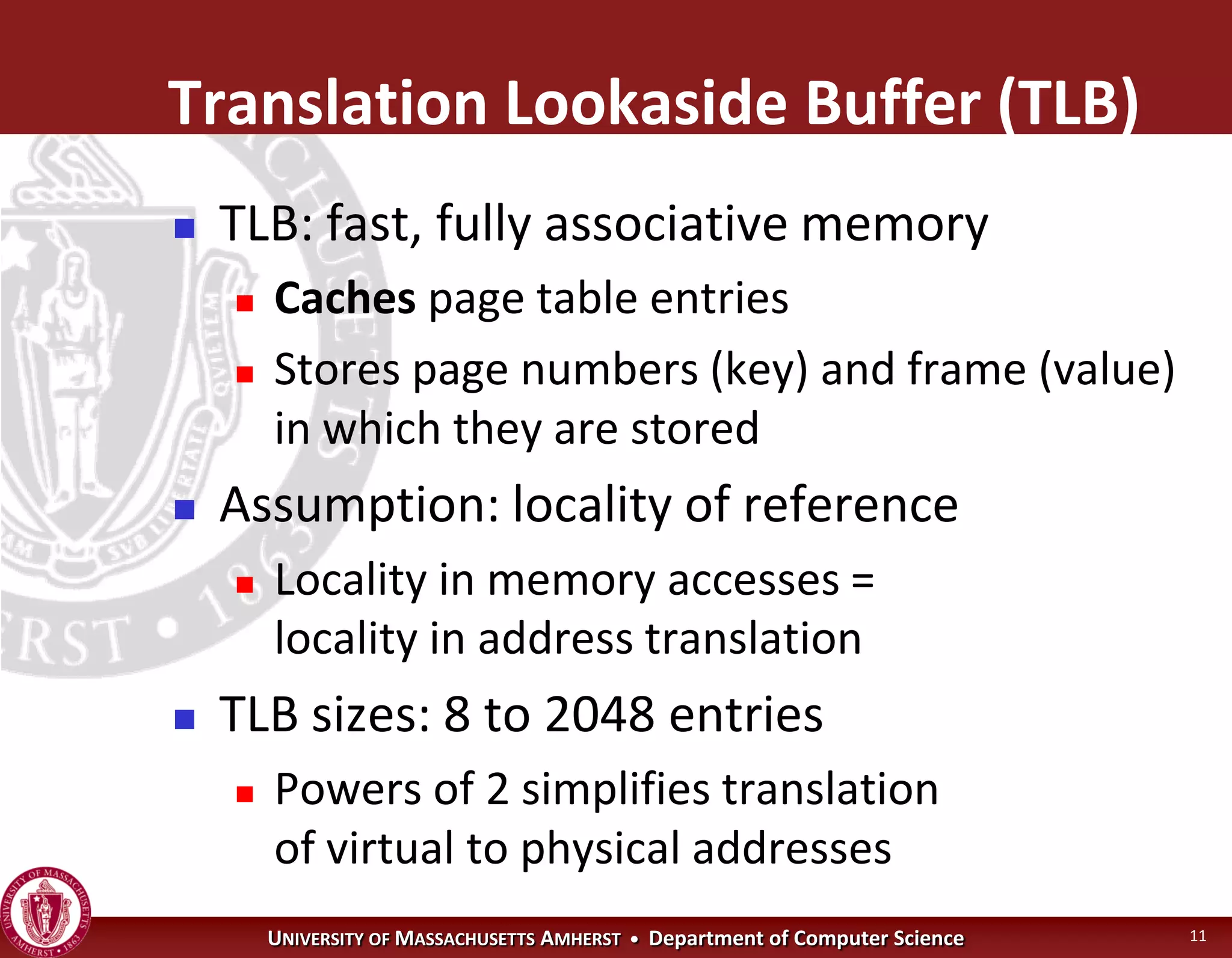 Operating Systems - Virtual Memory