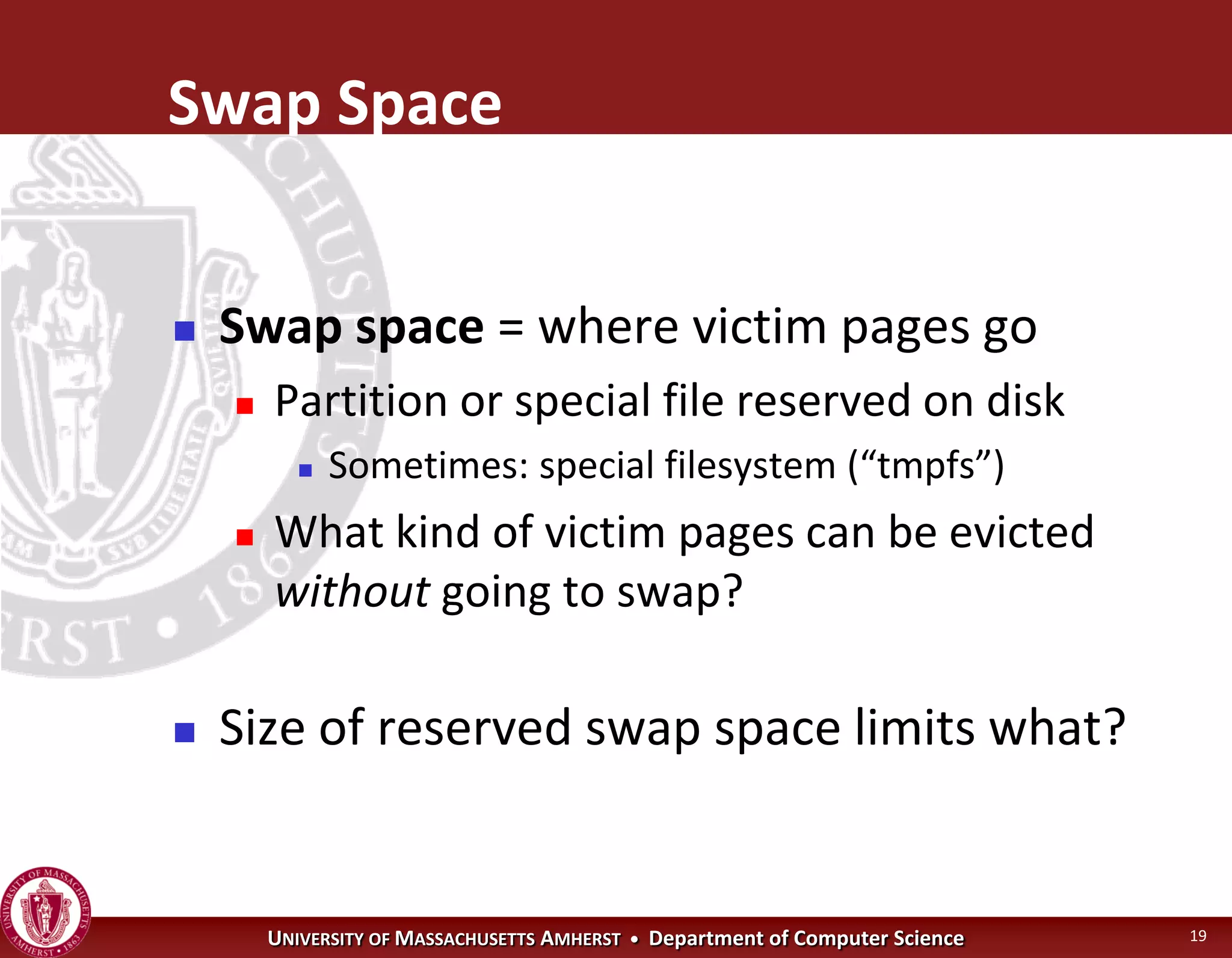 Operating Systems - Virtual Memory