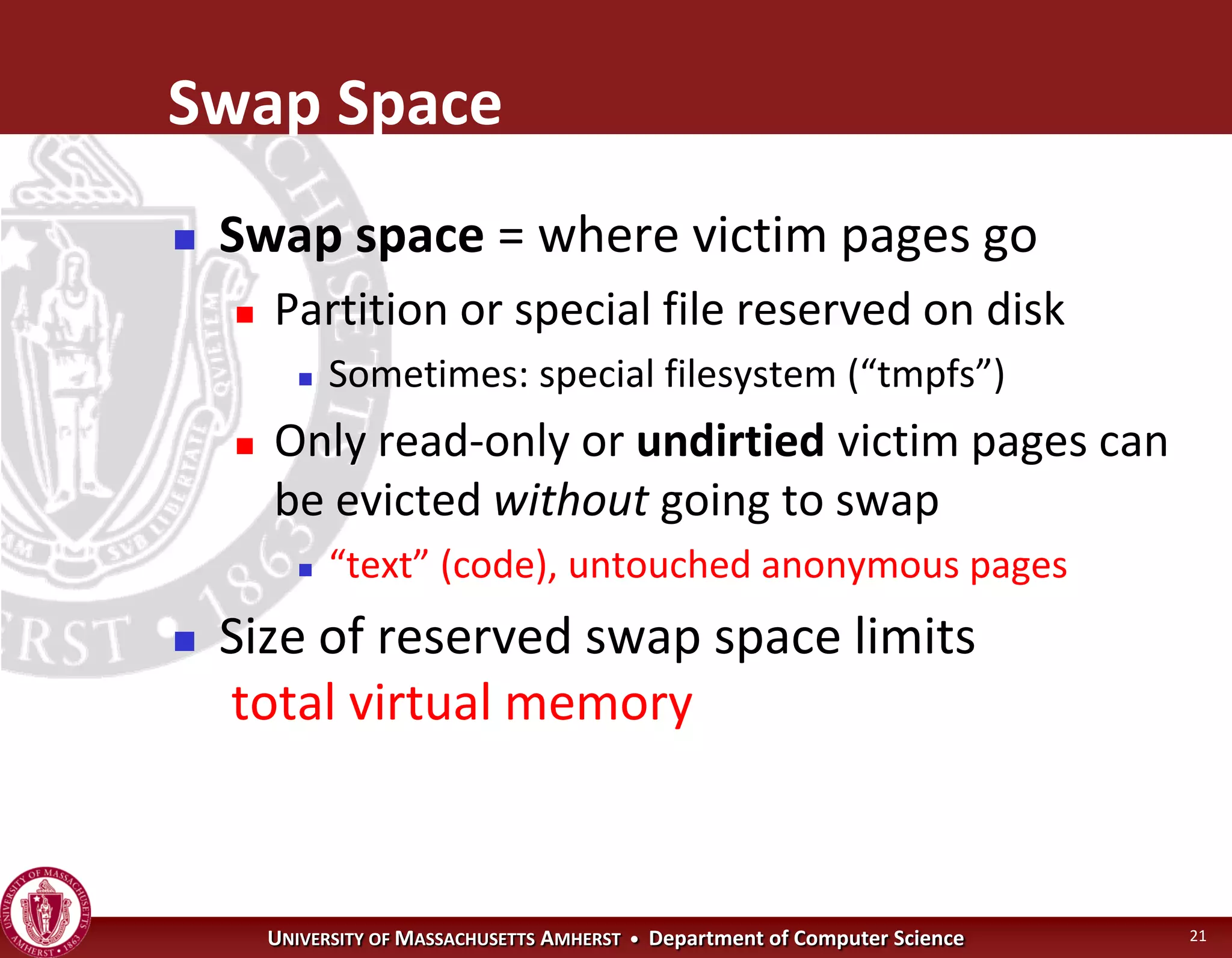 Operating Systems - Virtual Memory