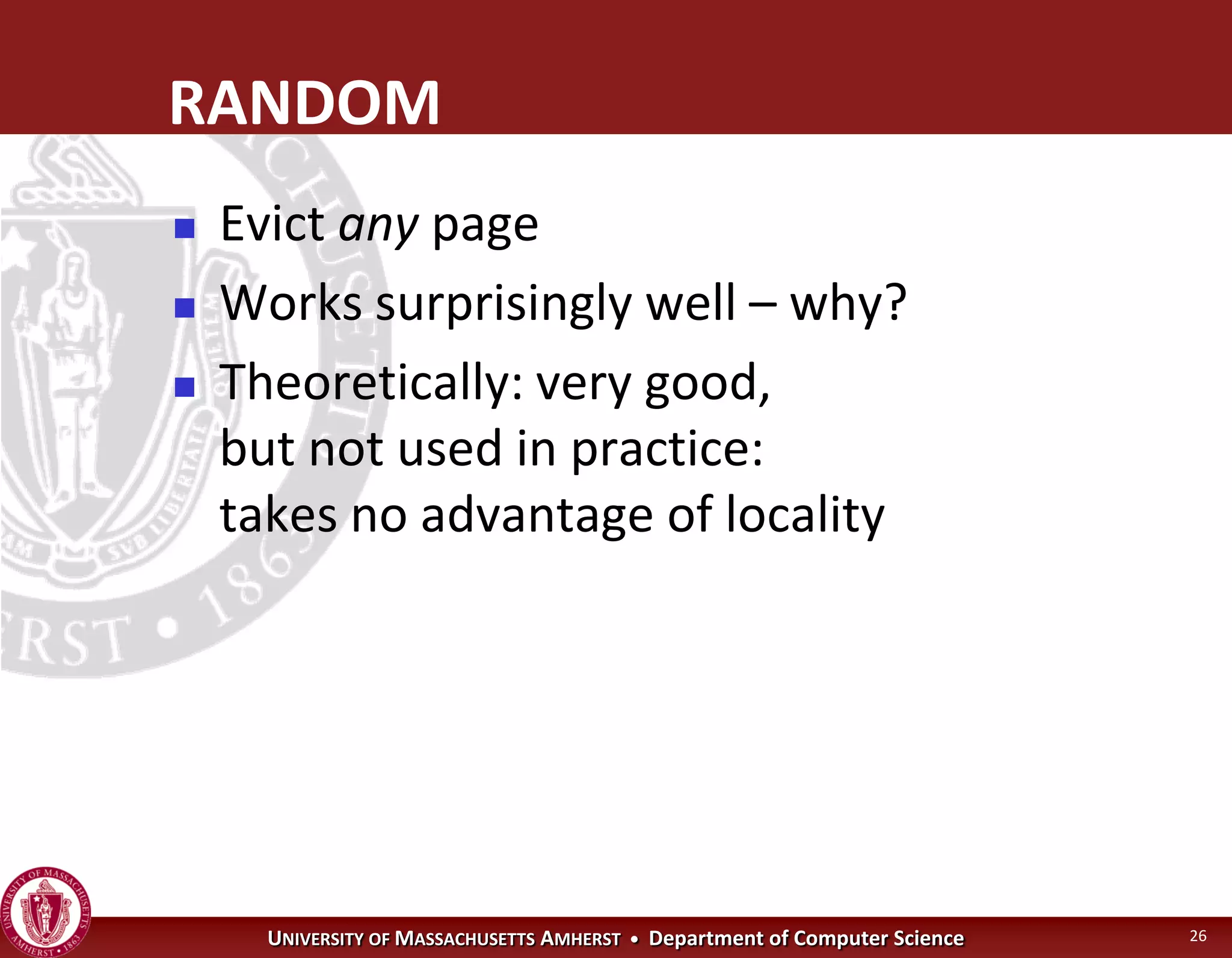 Operating Systems - Virtual Memory