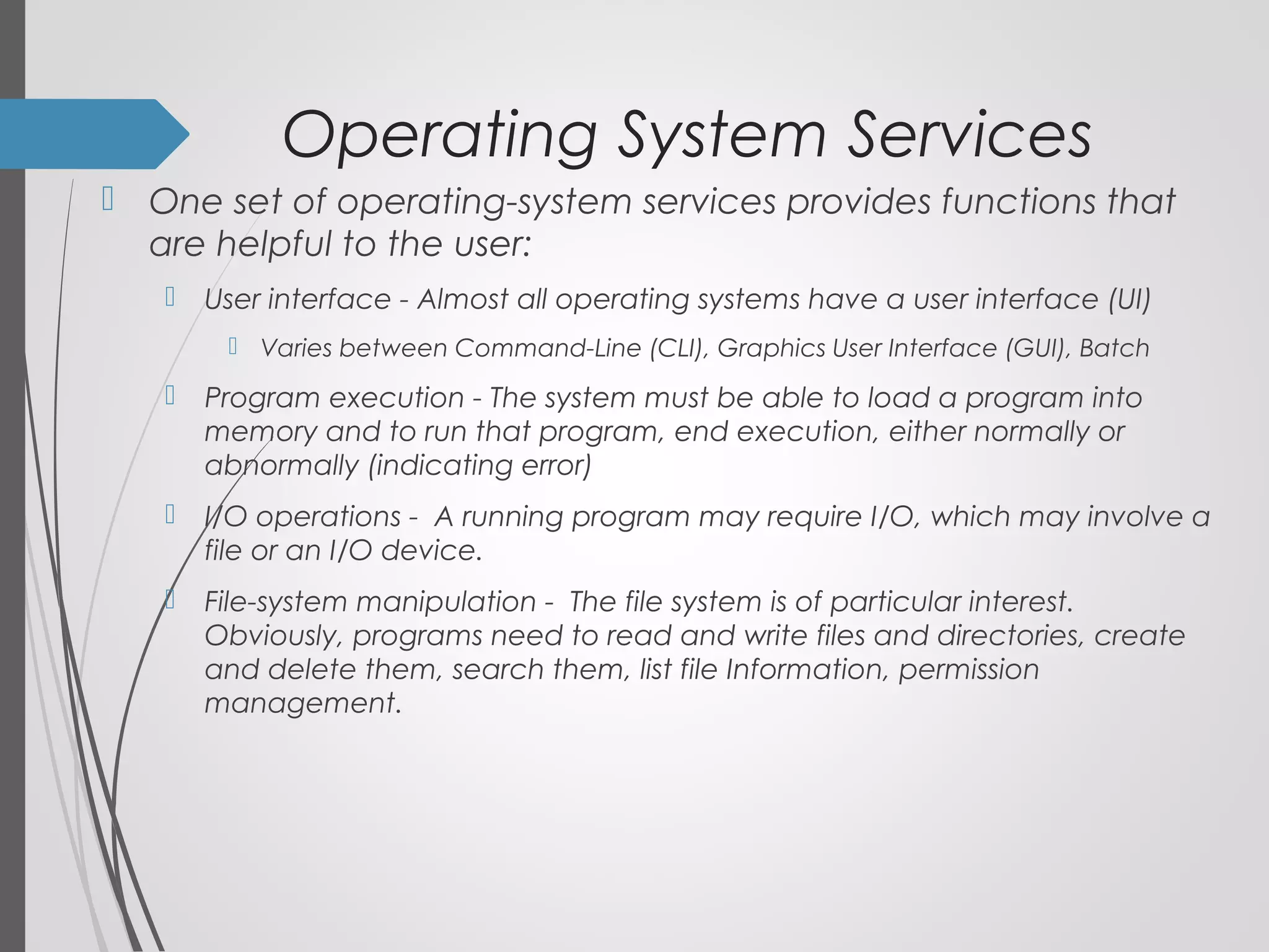 Operating-System Structures | PPT
