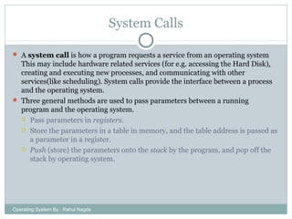 Operating system structures | PPT