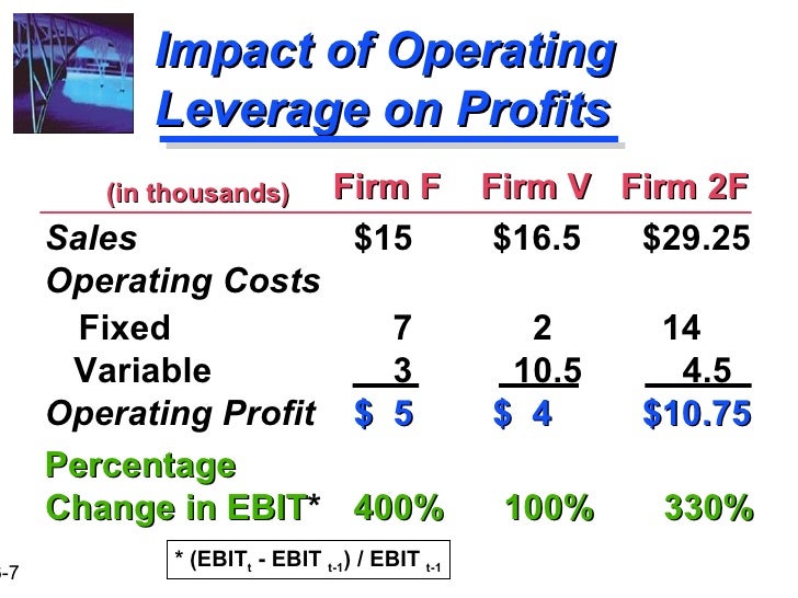 operating and financial leverage pdf