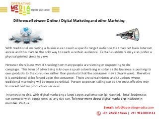 Introduction to Digital Marketing Slide 4