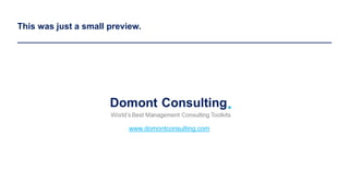 Operating Model & Organization Design Toolkit and Playbook | PPTX