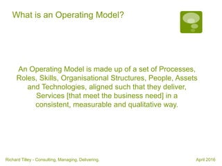 Operating model design v1 | PPTX