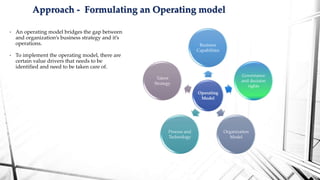 Operating model - Restructuring - Case study | PPTX