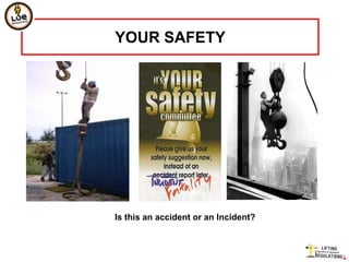 YOUR SAFETY




Is this an accident or an Incident?
 