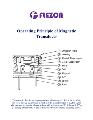 lyse udvikle Underholdning Operating principle of magnetic transducer | PDF