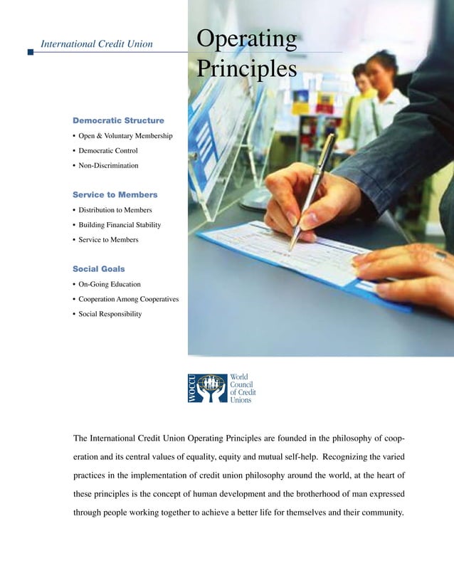 Operating principles