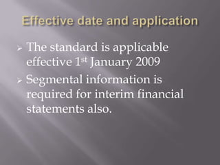 Disclosures 1Disclose the following segmental information:Operating revenue