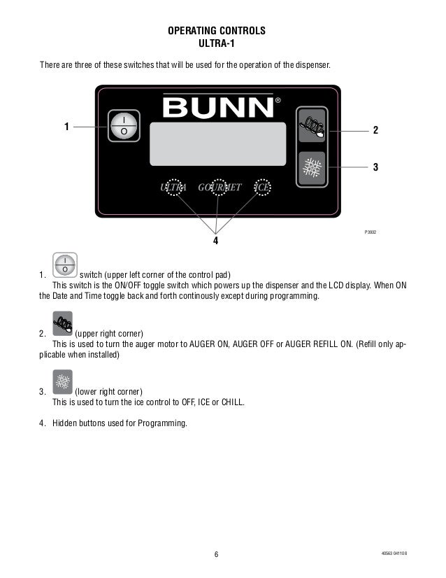 BUNN Ultra 2 Slush Machine - Operating Service