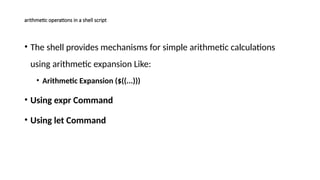 operating sys about shells and terminals commands .pptx