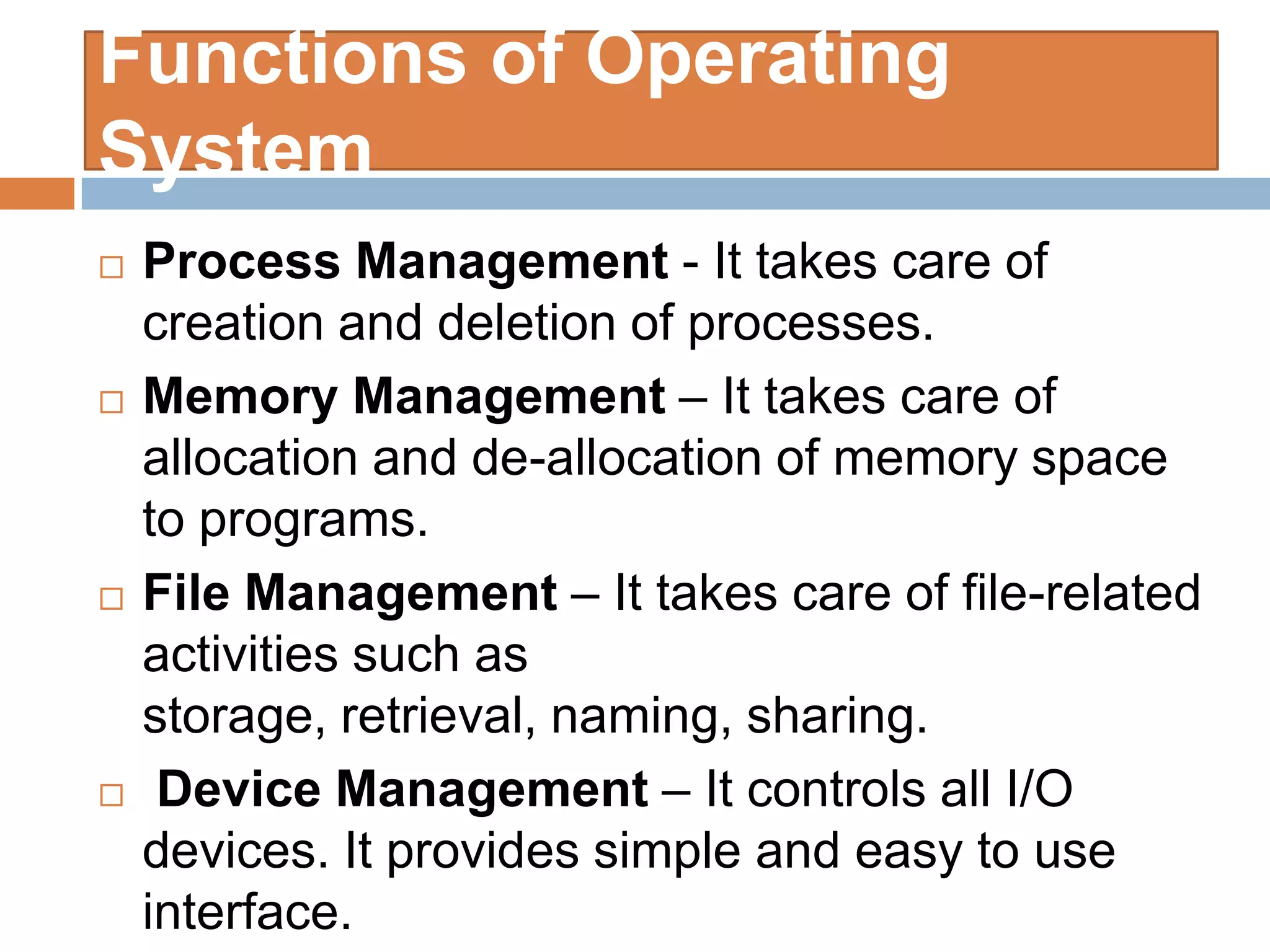 Operating system | PPT
