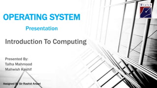 Operating system | PPT