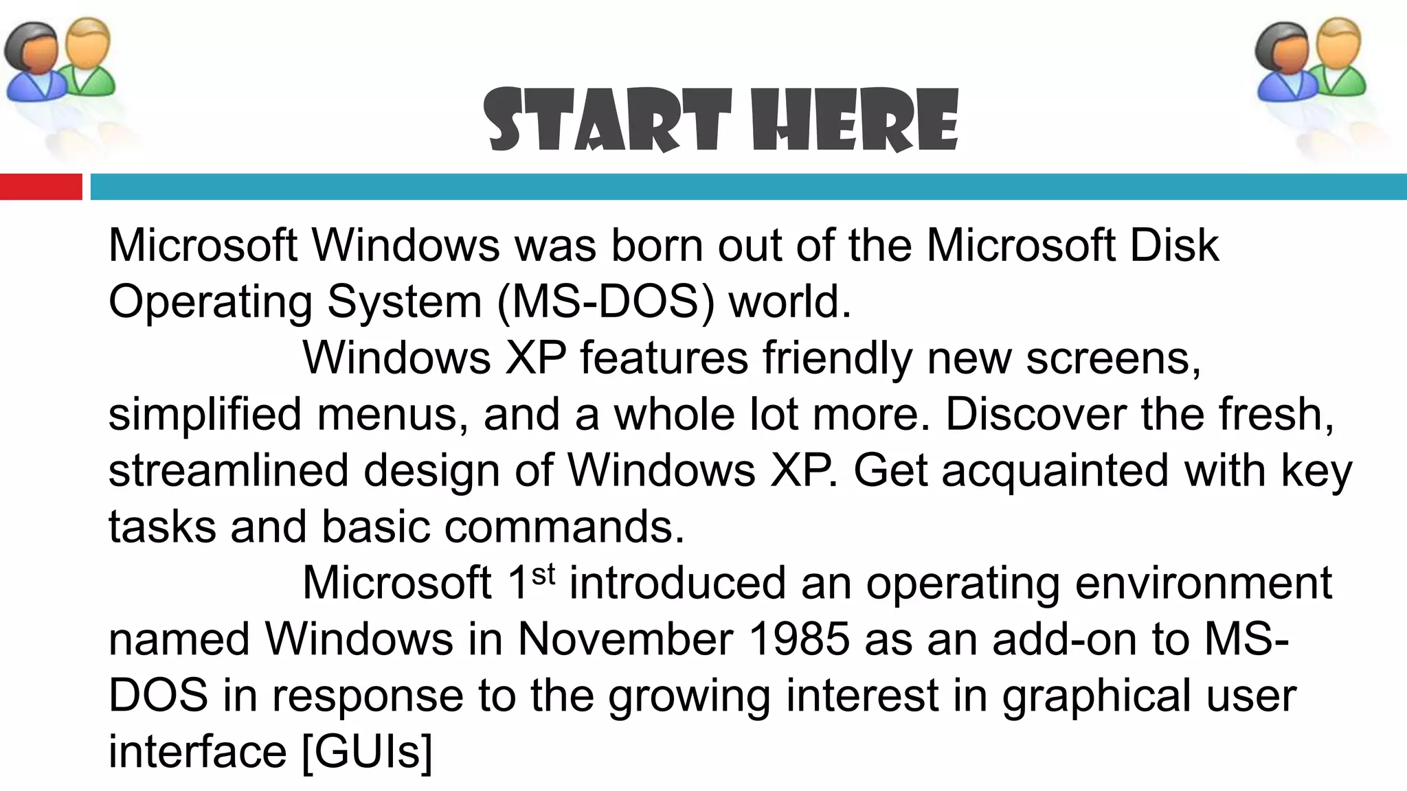 Operating system windows XP | PPTX