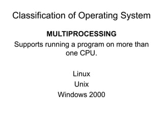 Computer Operating System | PPTX | Operating Systems | Computer ...