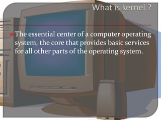 Kernel I/O subsystem | PPTX