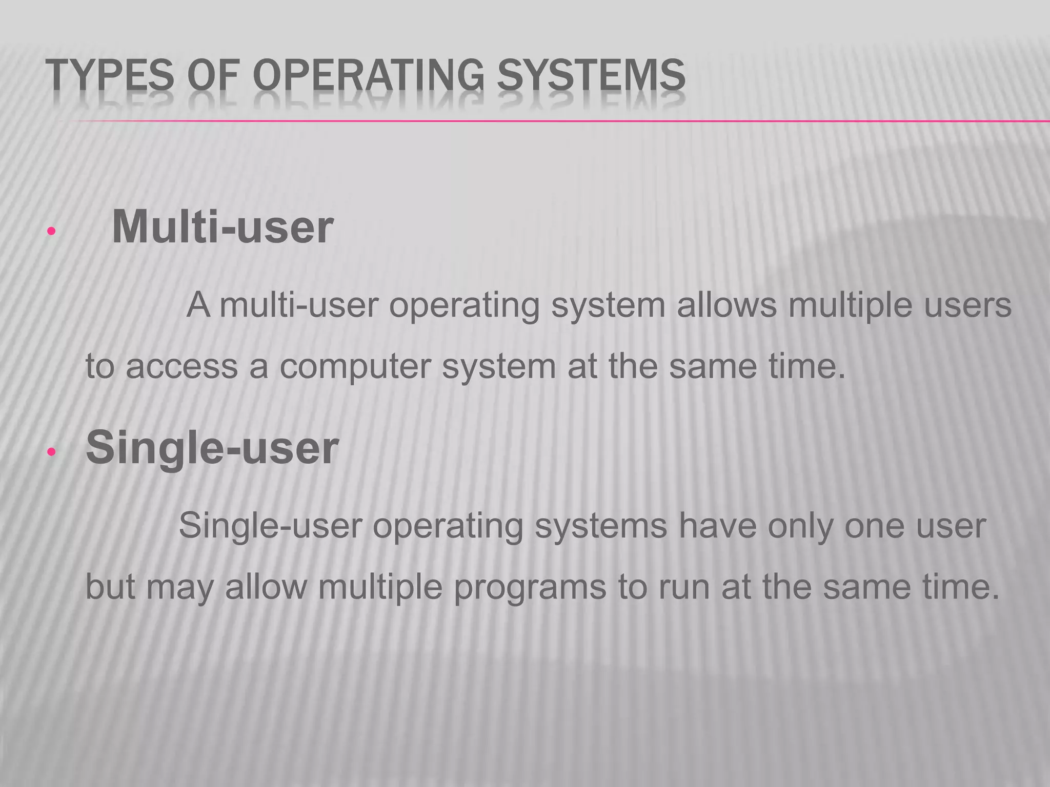 Computer Operating system | PPT