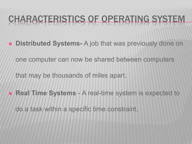 Computer Operating system | PPT