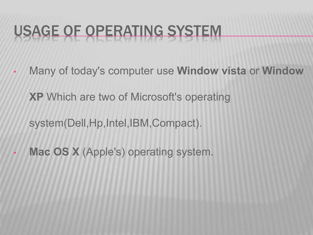 Computer Operating system | PPT