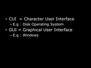 Operating system | PPT
