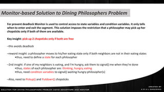 Dining Philosopher Problem and Solution | PPT