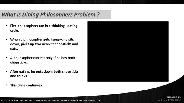 Dining Philosopher Problem and Solution