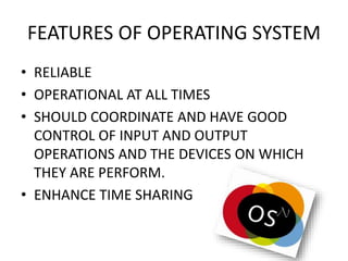 Operating system and its uses | PPT