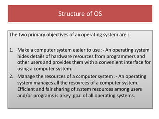 Operating system | PPTX