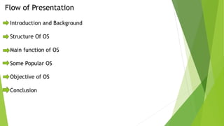 Presentation On Operating system | PPTX