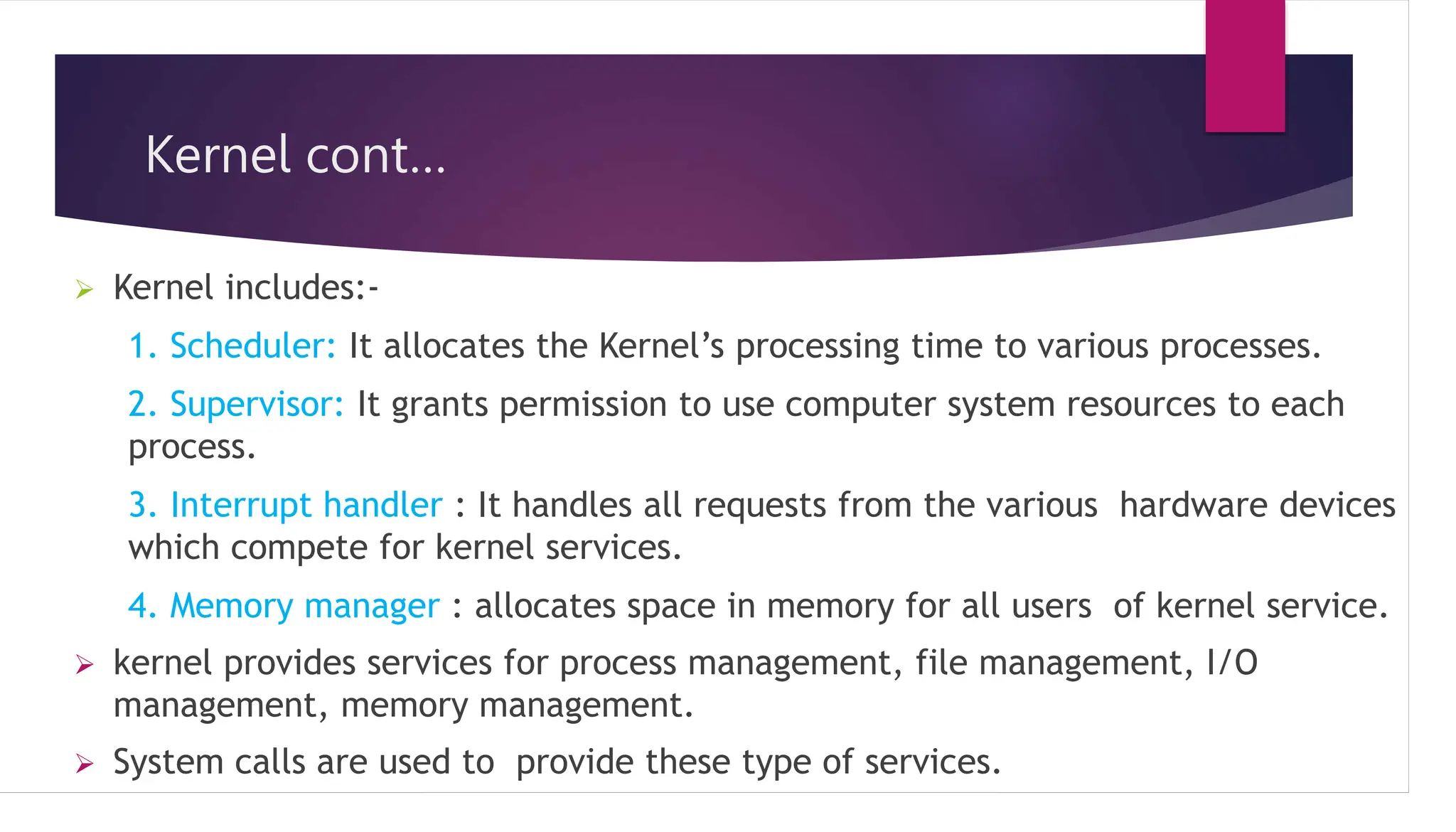 Basic operating systems in computer and it's uses | PPT