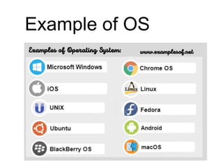 Example of OS
 