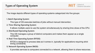 Operating System in Information Technology | PPTX
