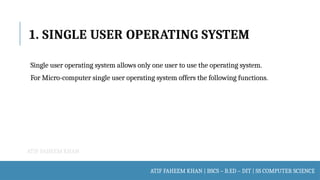 Comprehensive Overview of Operating Systems: Types, Functions, and ...