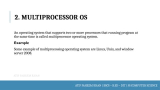 Comprehensive Overview of Operating Systems: Types, Functions, and ...