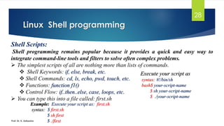 Operating System Concepts-Linux and Shell Programming by K. Adi | PDF