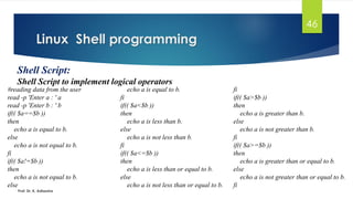 Not Less Shell Operating System Concepts-Linux and Shell Programming by K. Adi | PDF
