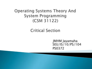 JMHM Jayamaha
SEU/IS/10/PS/104
PS0372
 