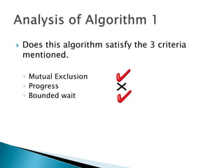 Operating system critical section | PPTX