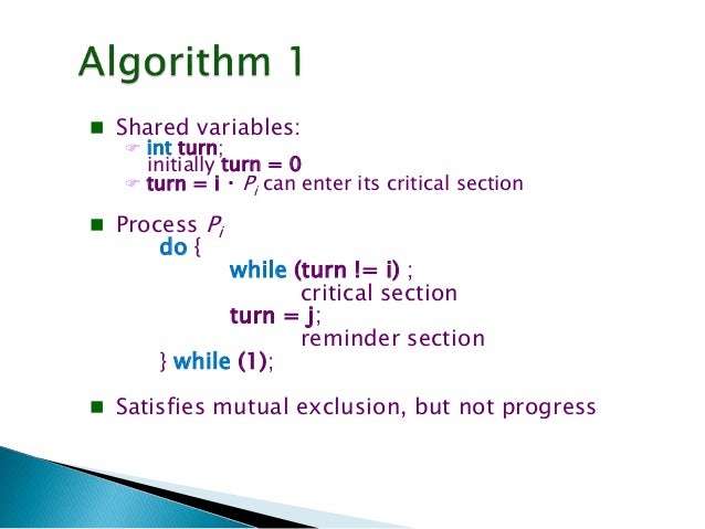 Operating system critical section