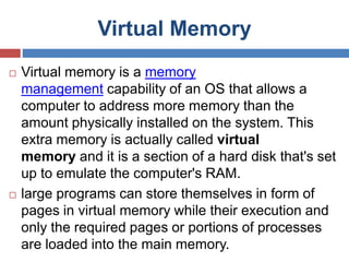 Deadlock and memory management -- Operating System | PPTX