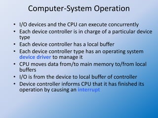 Operating system 03 handling of interrupts | PPT
