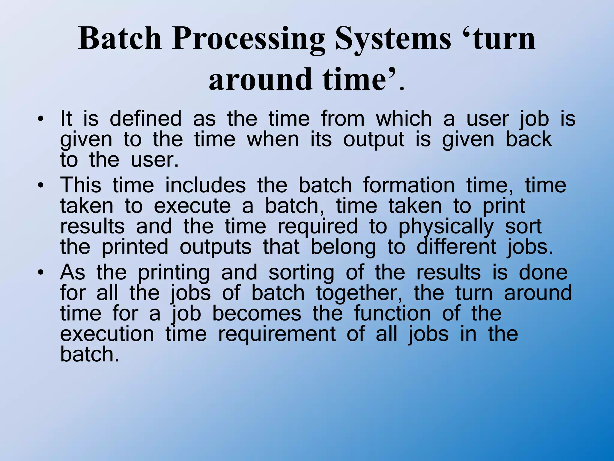 Operating system 07 batch processing operating system | PPTX ...
